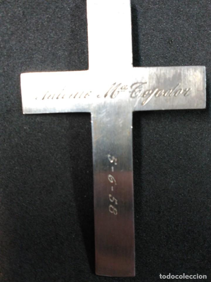 Antig&uuml;edades: CRUZ DE PLATA. COLGANTE - Foto 11