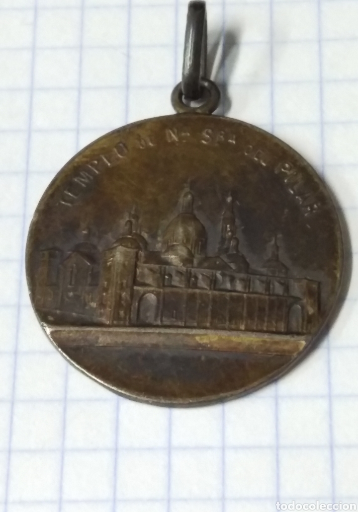 Antig&uuml;edades: MEDALLA TEMPLO NTRA. SRA. DEL PILAR - Foto 1