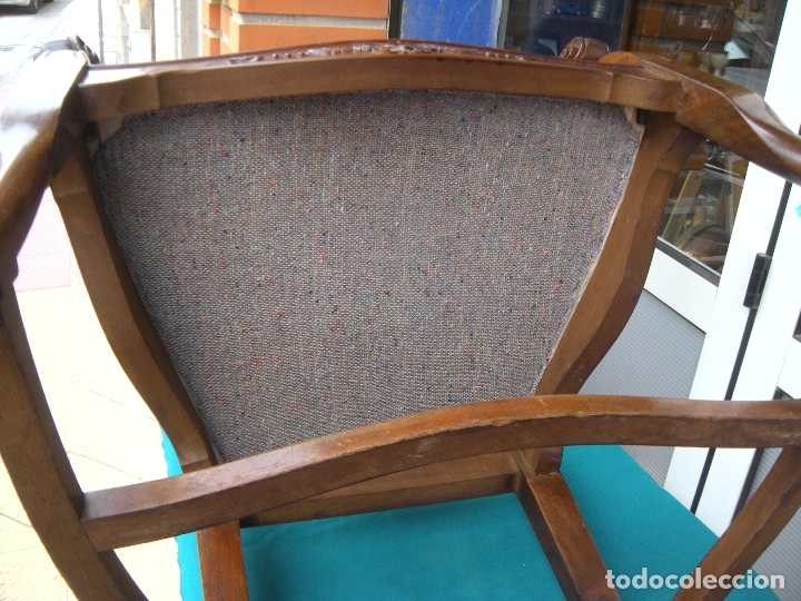 Antig&uuml;edades: SILL&Oacute;N DE CAOBA - Foto 5