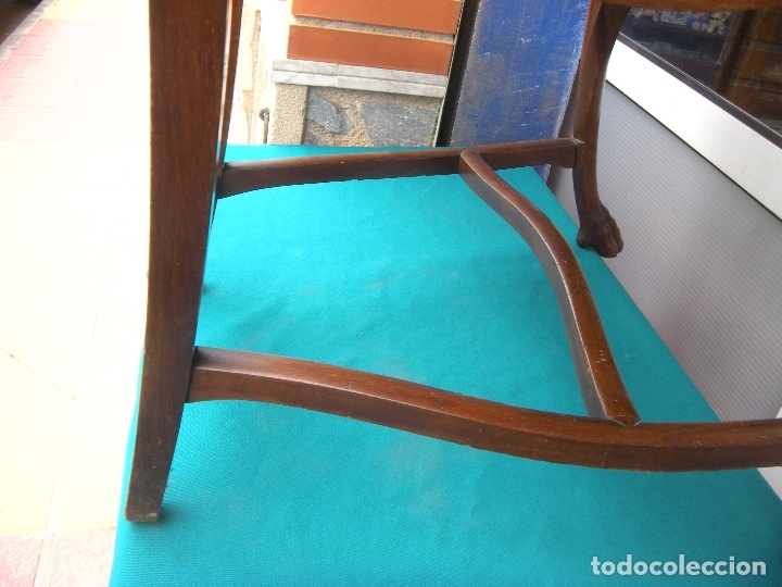Antig&uuml;edades: SILL&Oacute;N DE CAOBA - Foto 7