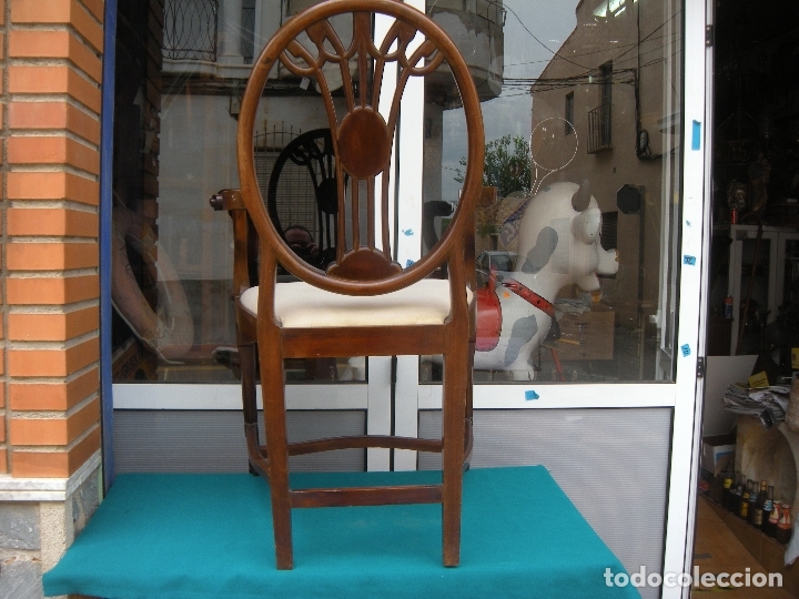 Antig&uuml;edades: SILL&Oacute;N DE CAOBA - Foto 8