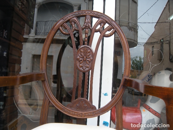 Antig&uuml;edades: SILL&Oacute;N DE CAOBA - Foto 10