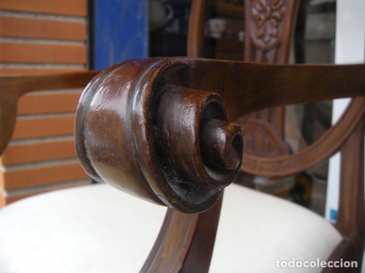 Antig&uuml;edades: SILL&Oacute;N DE CAOBA - Foto 15