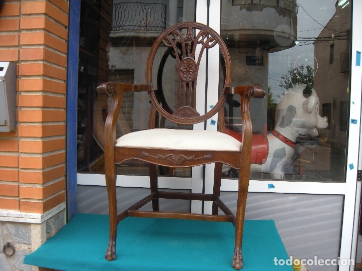 Antig&uuml;edades: SILL&Oacute;N DE CAOBA - Foto 16