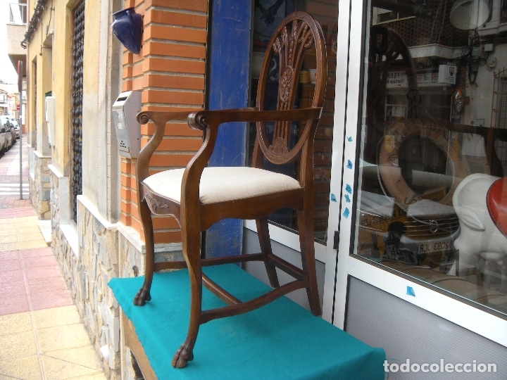 Antig&uuml;edades: SILL&Oacute;N DE CAOBA - Foto 17