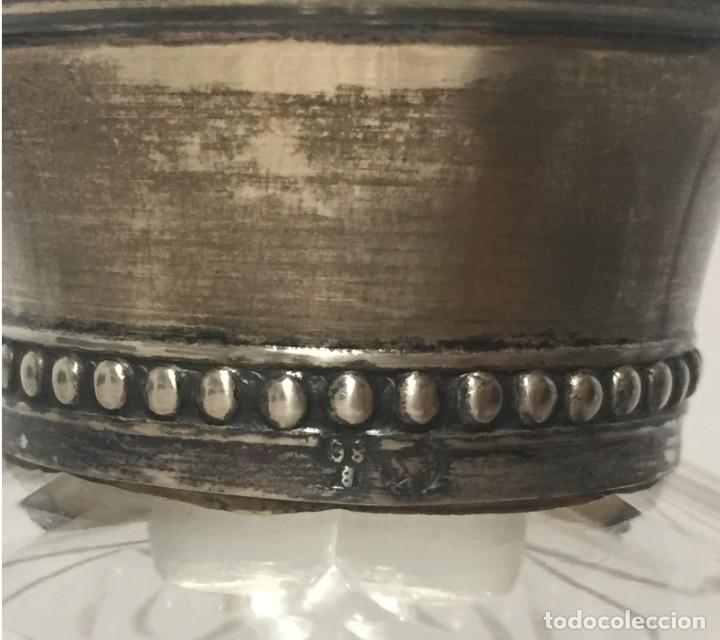 Antig&uuml;edades: LICORERAS CRISTAL PRENSADO Y PLATA - Foto 16
