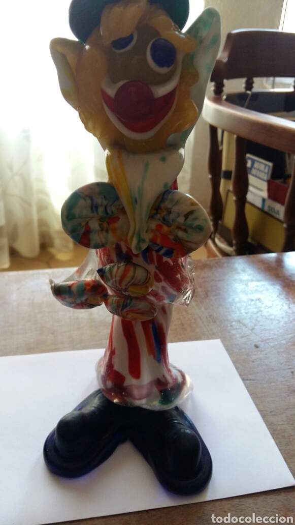 Antig&uuml;edades: Figura de cristal colores - Foto 1