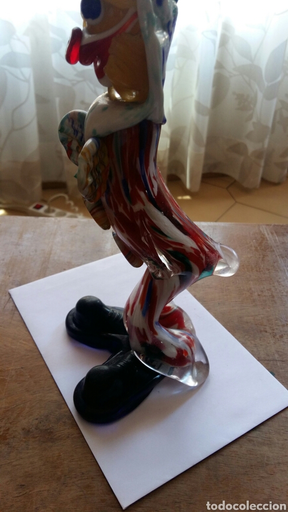 Antig&uuml;edades: Figura de cristal colores - Foto 2