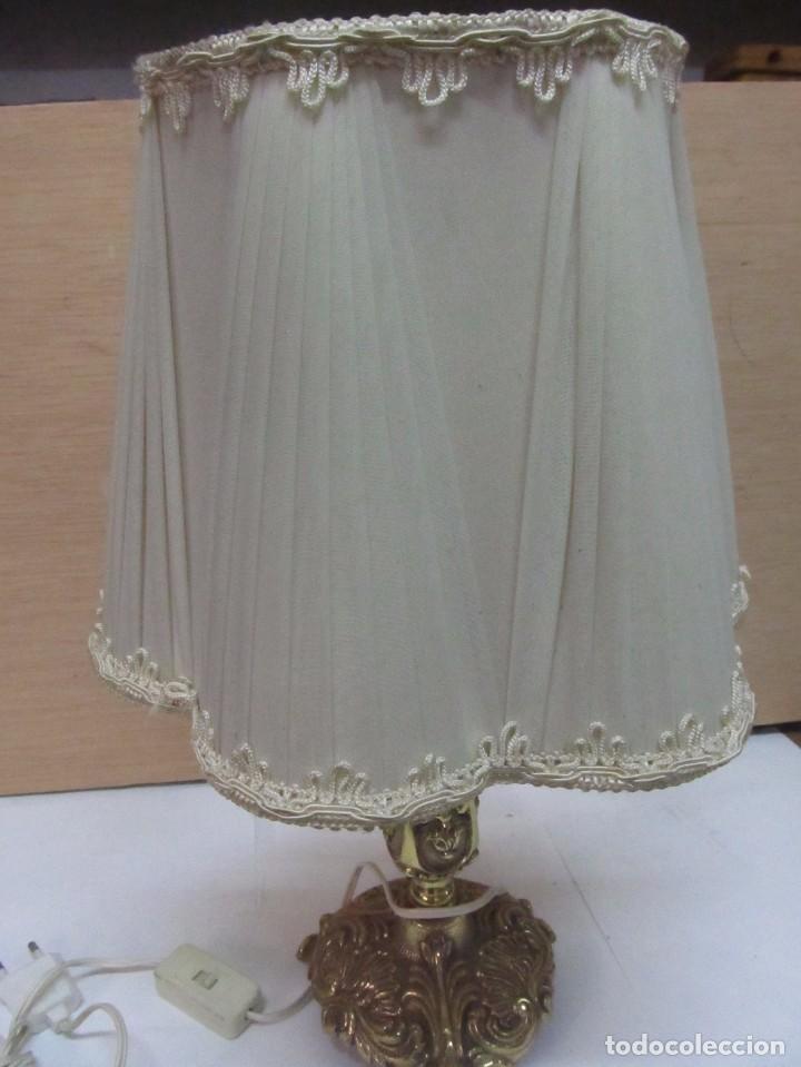 Antig&uuml;edades: ELEGANTE L&Aacute;MPARA DE BRONCE, EN FUNCIONAMIENTO - Foto 6