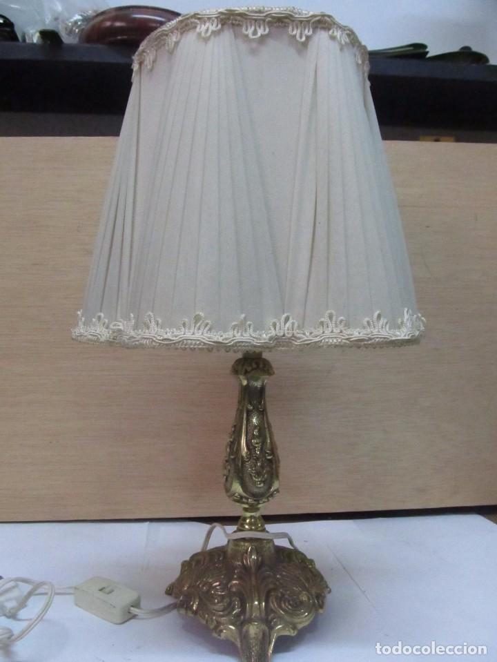 Antig&uuml;edades: ELEGANTE L&Aacute;MPARA DE BRONCE, EN FUNCIONAMIENTO - Foto 7