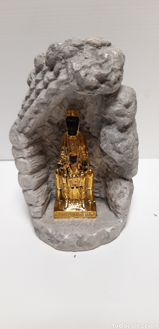 Antig&uuml;edades: Virgen de Montserrat 13 cm - Foto 1
