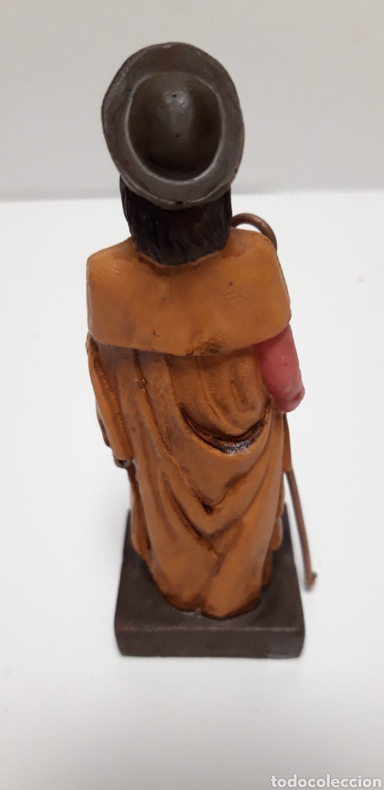 Antig&uuml;edades: Figura Ap&oacute;stol Santiago 10 cm - Foto 2