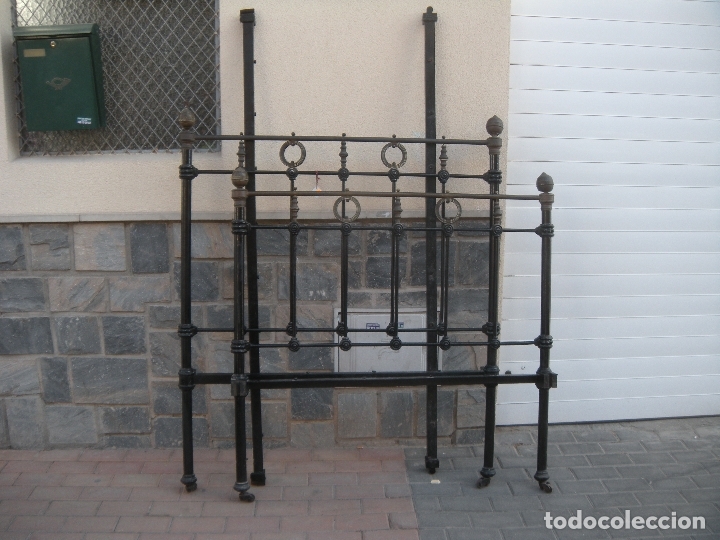 Antig&uuml;edades: CAMA DE HIERRO Y BRONCE - Foto 7
