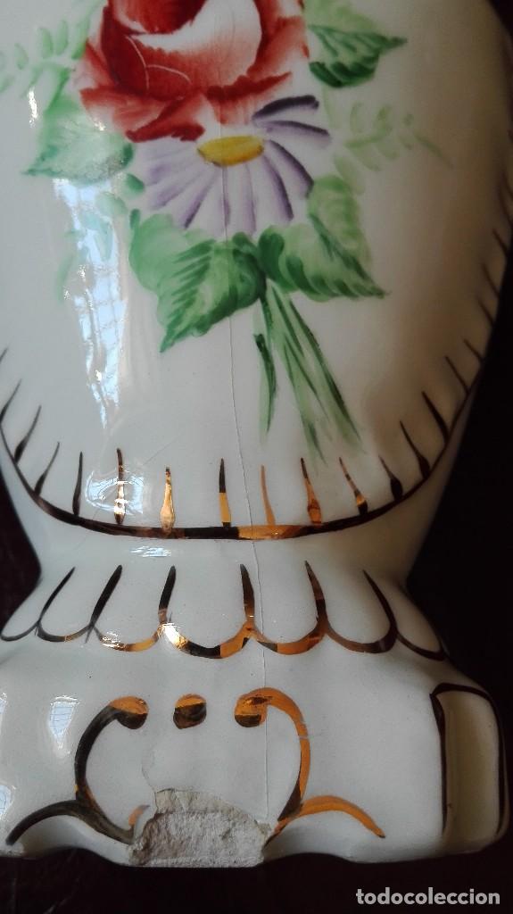 Antig&uuml;edades: Jarr&oacute;n decorado con flor y oro al mercurio - Foto 5