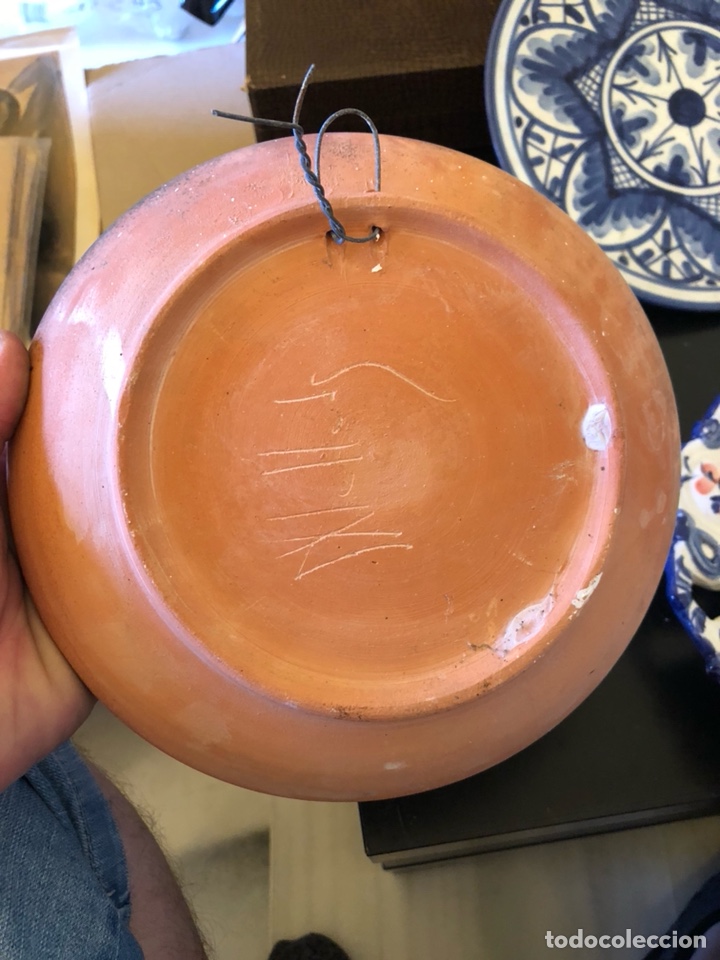 Antig&uuml;edades: Lote de 5 platos a clasificar - Foto 3