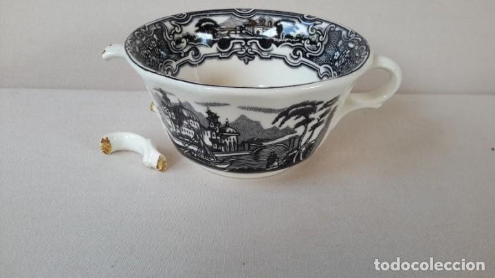Antig&uuml;edades: Taza consom&eacute; - Foto 2