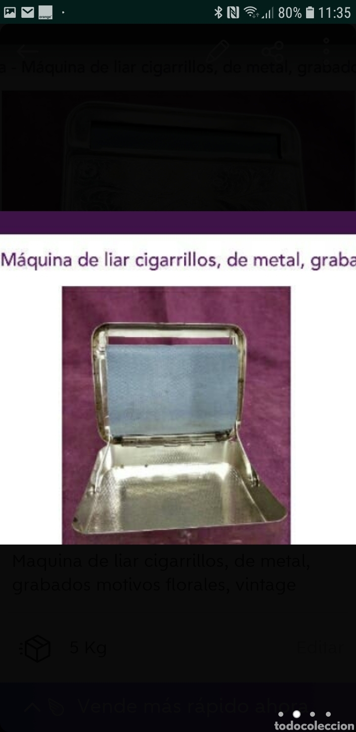 Antig&uuml;edades: M&aacute;quina de liar cigarrillos - Foto 2