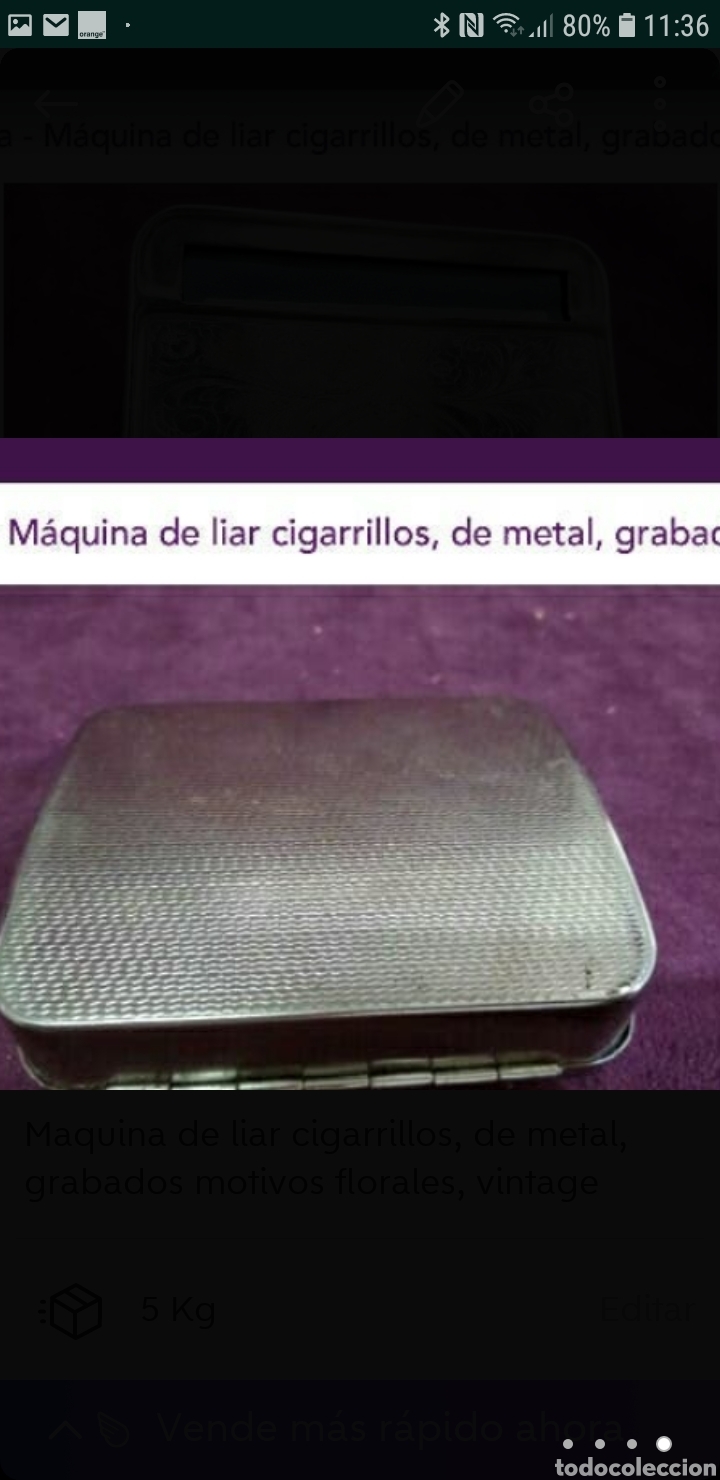 Antig&uuml;edades: M&aacute;quina de liar cigarrillos - Foto 4