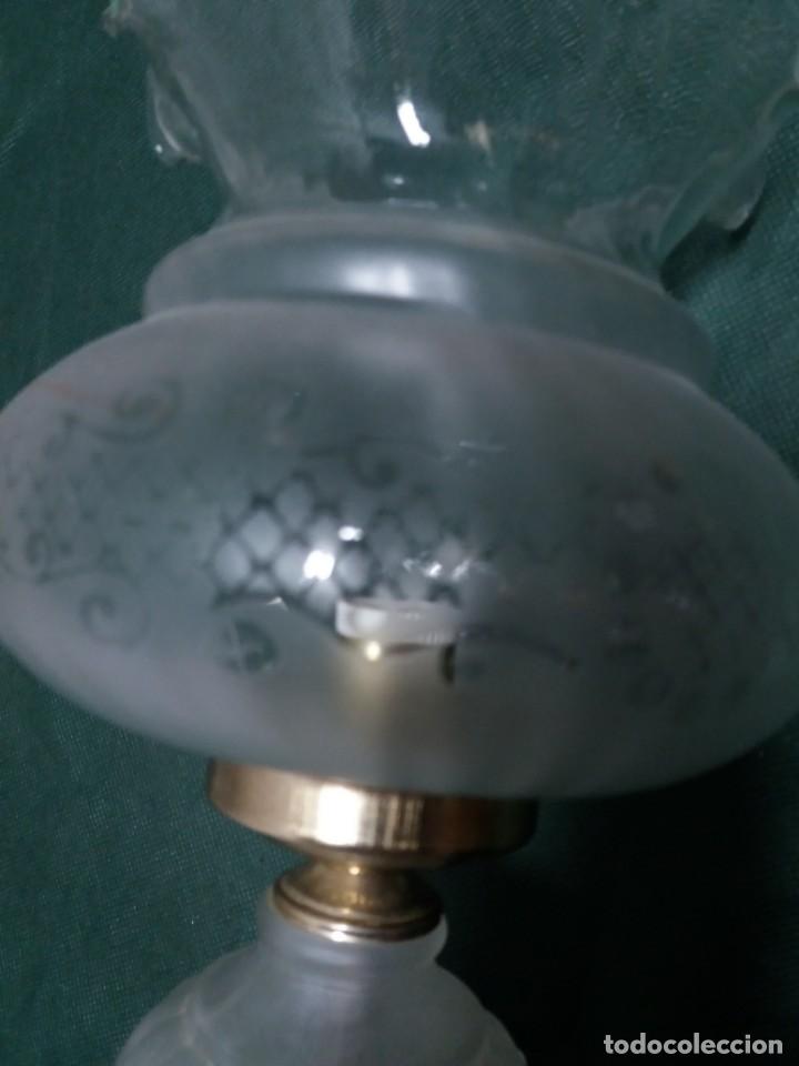 Antig&uuml;edades: QUINQU&Eacute; SOBREMESA CRISTAL - Foto 3