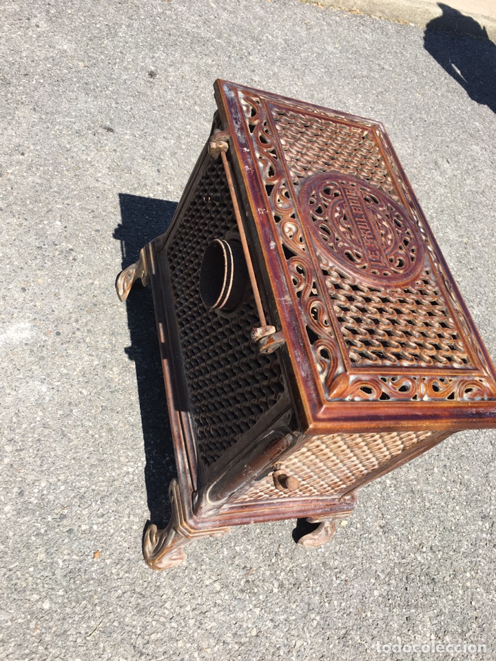 Antig&uuml;edades: Estufa salamandra francesa - Foto 2