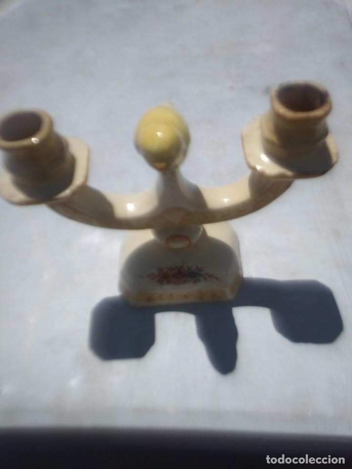 Antig&uuml;edades: Candelabro de peyro - Foto 1