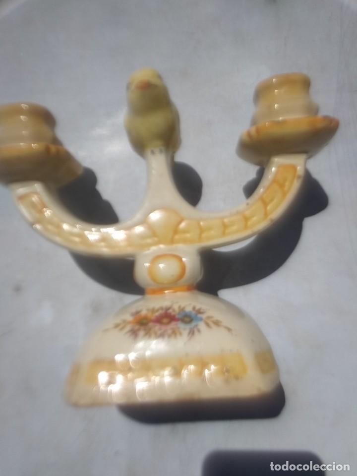 Antig&uuml;edades: Candelabro de peyro - Foto 2