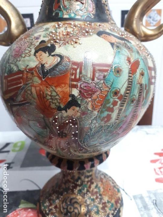 Antig&uuml;edades: antiguo jarron satsuma - Foto 2