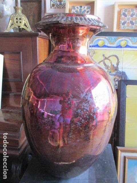 Antig&uuml;edades: Jarron de Reflejos ceramica de Triana - Foto 1