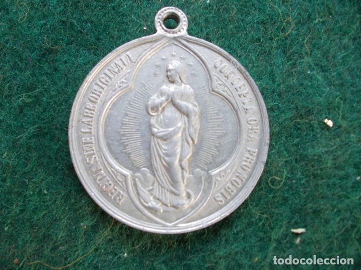 Antig&uuml;edades: MEDALLA ANTIGUA RELIGIOSA PIO X - Foto 2