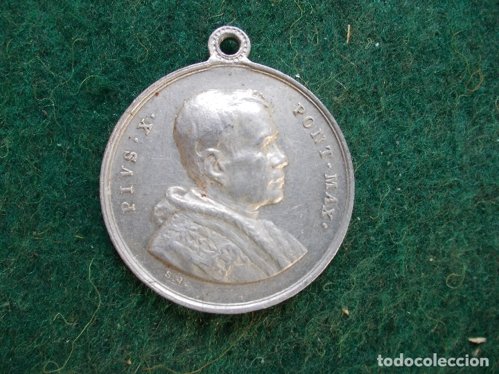 Antig&uuml;edades: MEDALLA ANTIGUA RELIGIOSA PIO X - Foto 1