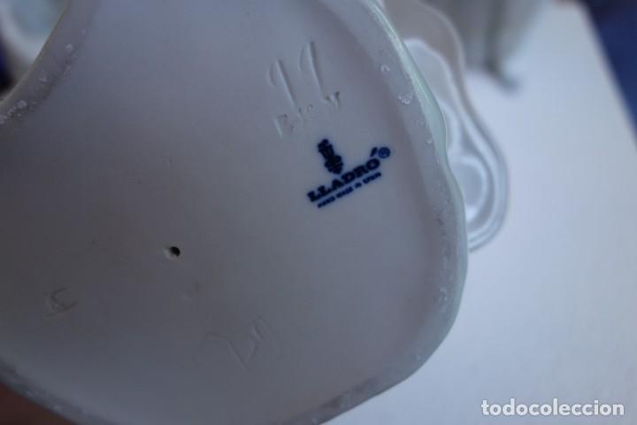 Antig&uuml;edades: Ni&ntilde;a con palomas de Lladro. - Foto 6