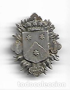 Antig&uuml;edades: ANTIGUA MEDALLA PLATEADA SIN PRENDEDOS - Foto 1