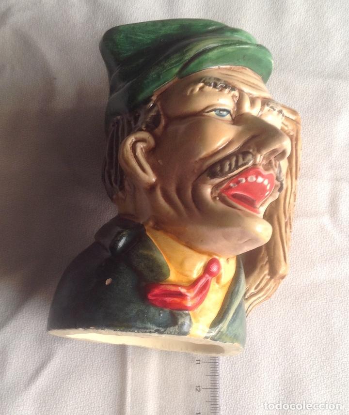 Antig&uuml;edades: JARRA BUSTO Y CARA, PINTADA A MANO - Foto 5