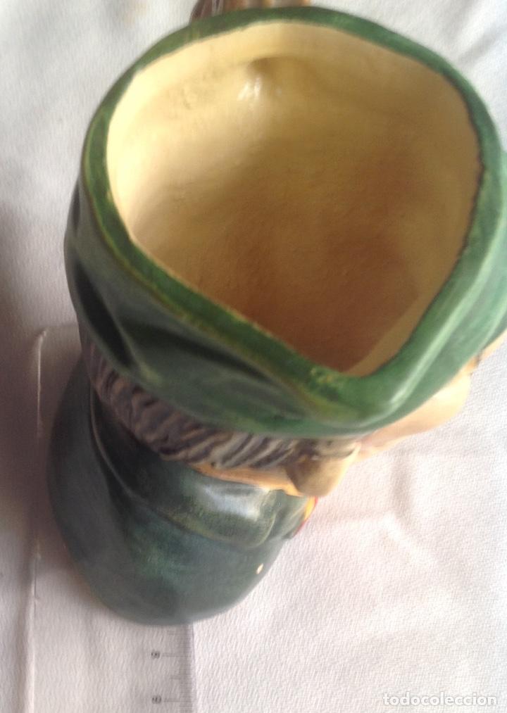 Antig&uuml;edades: JARRA BUSTO Y CARA, PINTADA A MANO - Foto 6