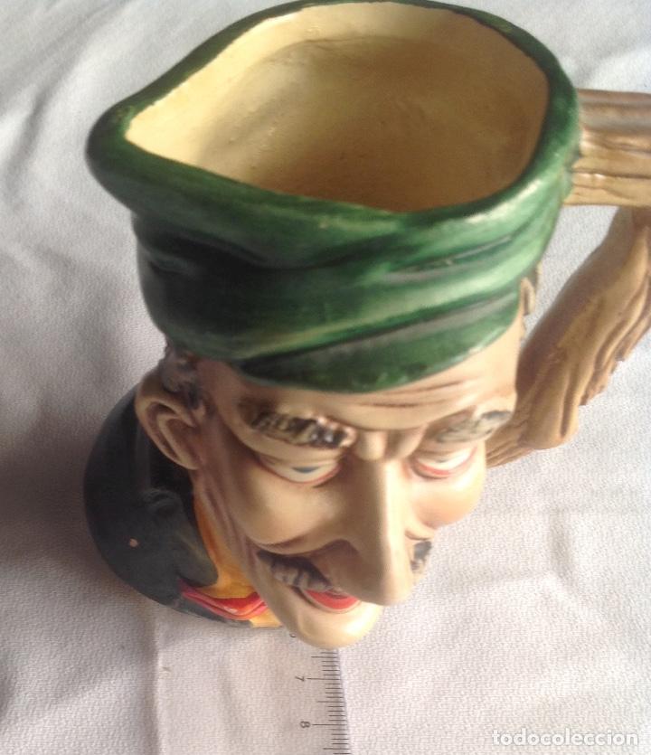Antig&uuml;edades: JARRA BUSTO Y CARA, PINTADA A MANO - Foto 2