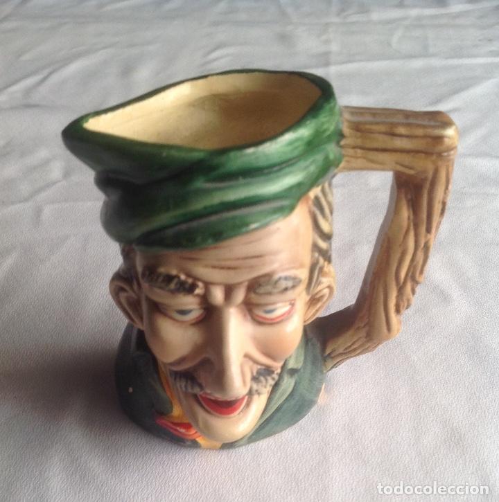 Antig&uuml;edades: JARRA BUSTO Y CARA, PINTADA A MANO - Foto 1