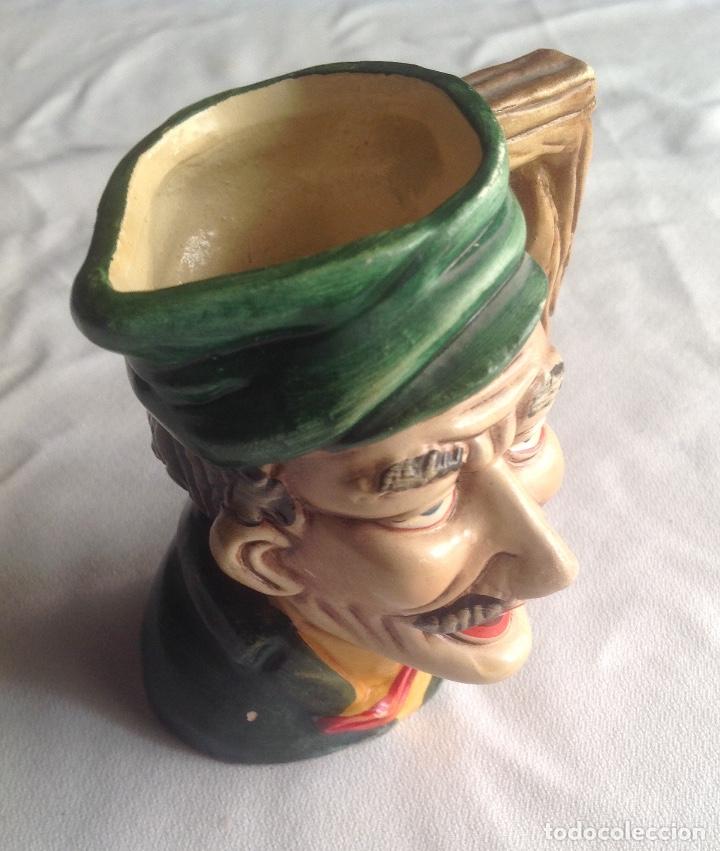 Antig&uuml;edades: JARRA BUSTO Y CARA, PINTADA A MANO - Foto 3