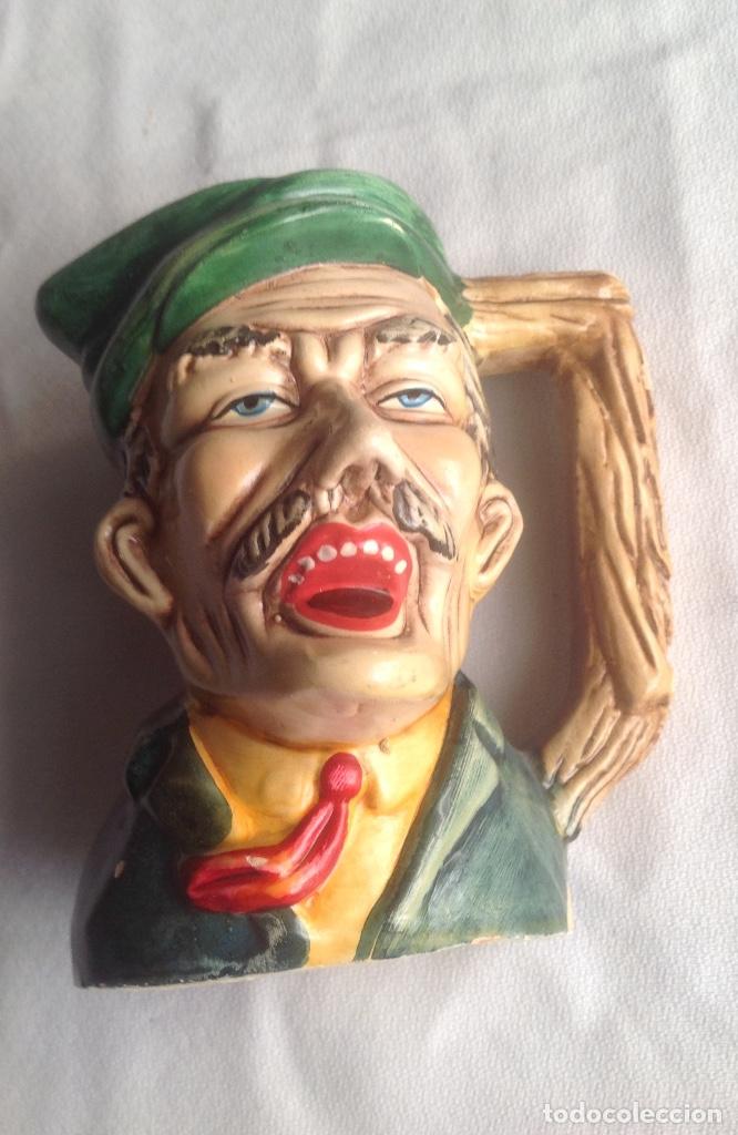 Antig&uuml;edades: JARRA BUSTO Y CARA, PINTADA A MANO - Foto 8