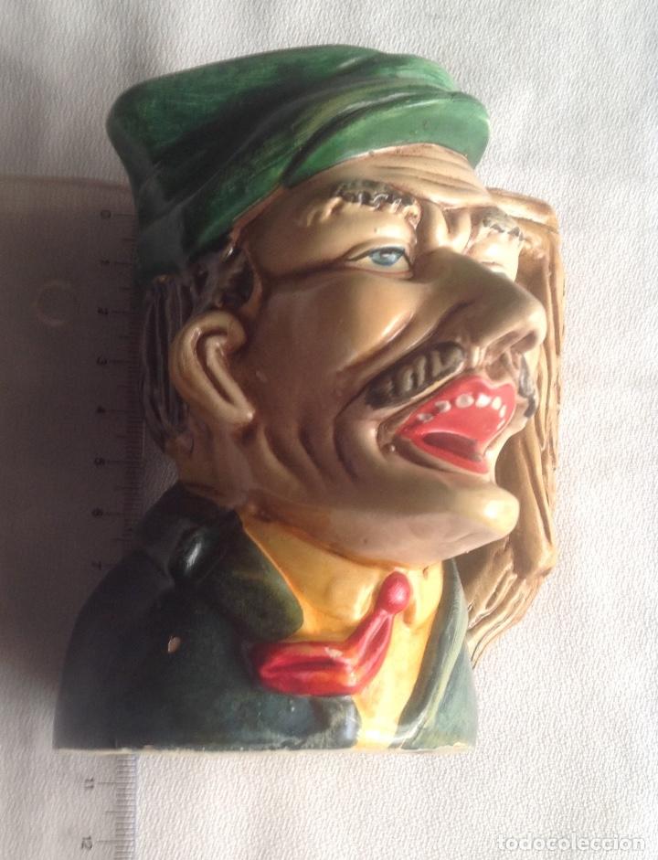 Antig&uuml;edades: JARRA BUSTO Y CARA, PINTADA A MANO - Foto 4