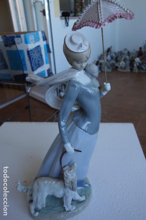 Antig&uuml;edades: Dama con chat de. LLADR&Oacute; DE LOS A&Ntilde;OS 70 - Foto 2