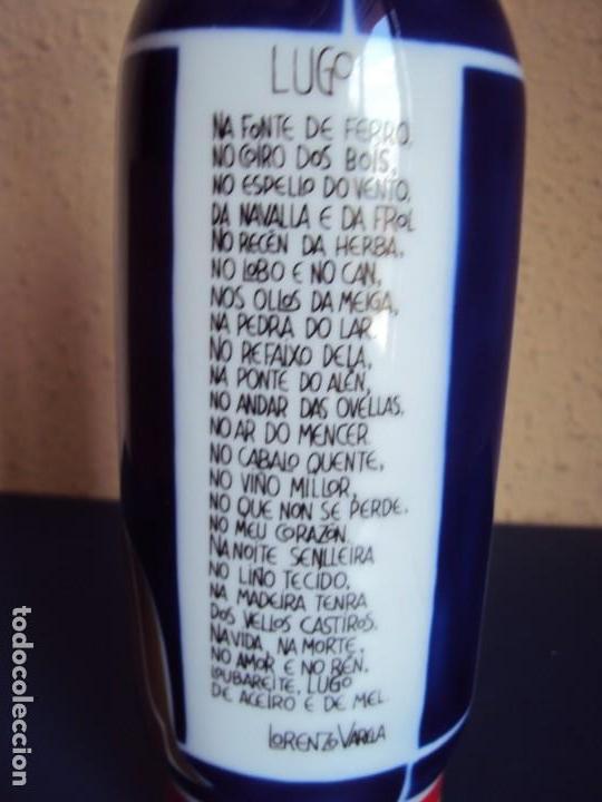 Antigüedades: (CE-190601)Botella San Froilán porcelana Castro Sargadelos con poesía Lugo Lorenzo Varela - Foto 5 - 167010928