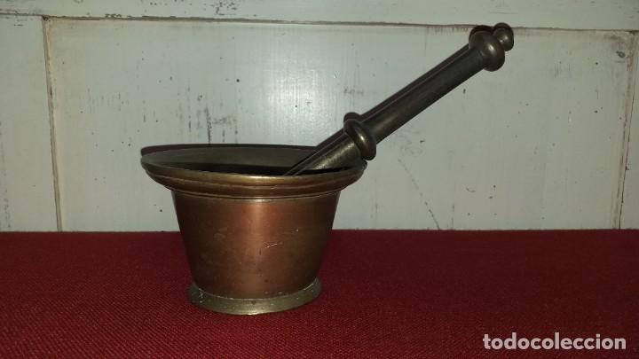 Antig&uuml;edades: ALMIREZ DE BRONCE SIGLO XIX - Foto 2