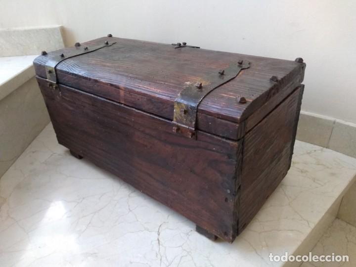 Antig&uuml;edades: Antiguo cofre oficio panadero - Foto 4