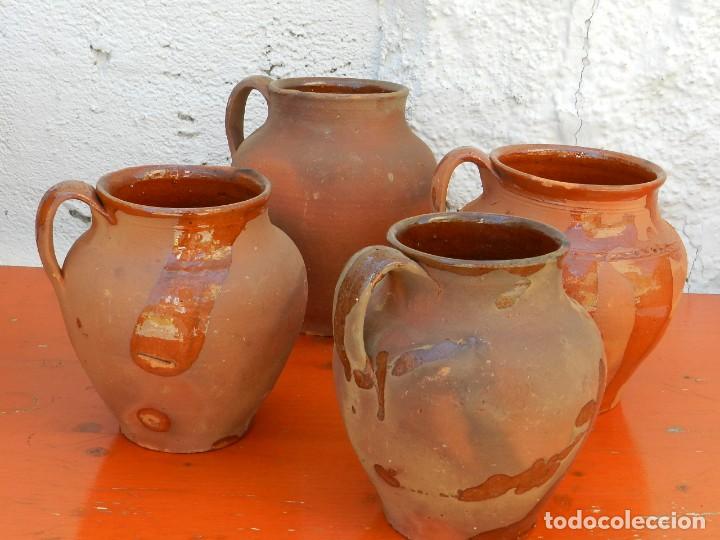 Antig&uuml;edades: LOTE 4 OLLAS DE BARRO - Foto 1
