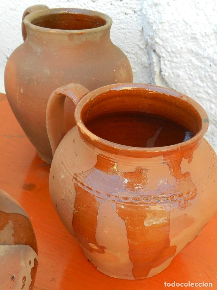Antig&uuml;edades: LOTE 4 OLLAS DE BARRO - Foto 3