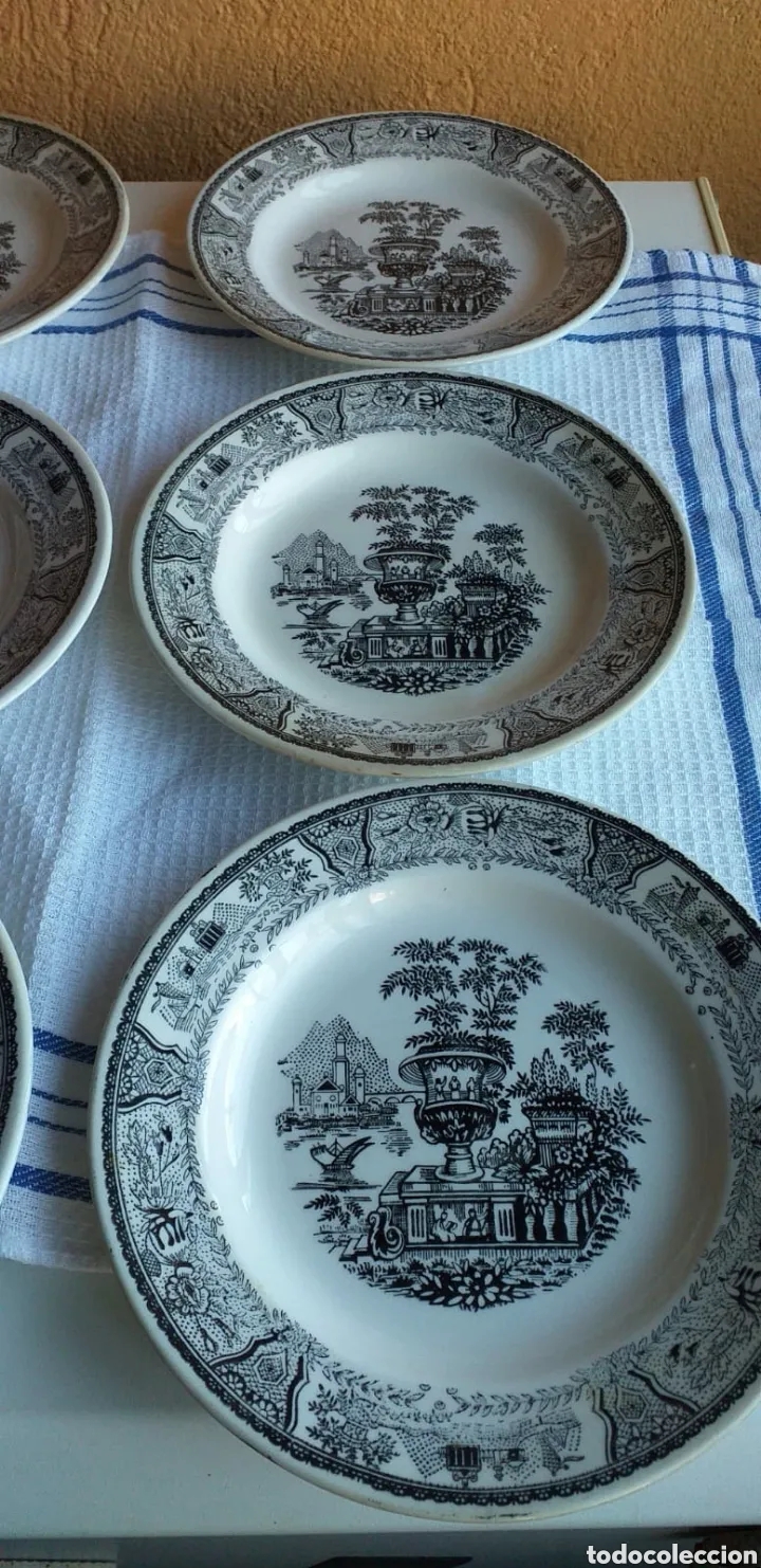 Antig&uuml;edades: 6 PLATOS CON SELLO SEGOVIA - Foto 5