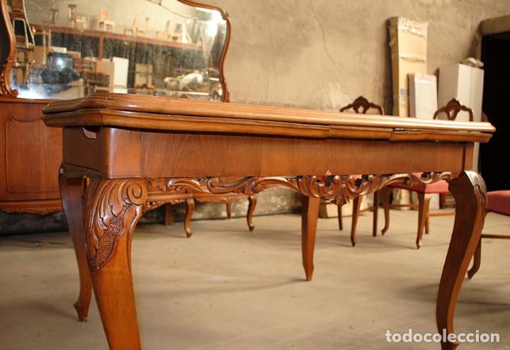 comedor antiguo de madera tallada a mano - Comprar Muebles Auxiliares