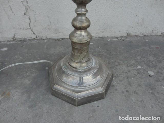 Antig&uuml;edades: Lampara de pie de alpaca - Foto 2