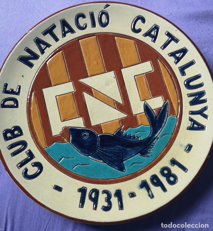 Antig&uuml;edades: Clud de nataci&oacute; Catalunya 1931 1981 plato - Foto 1