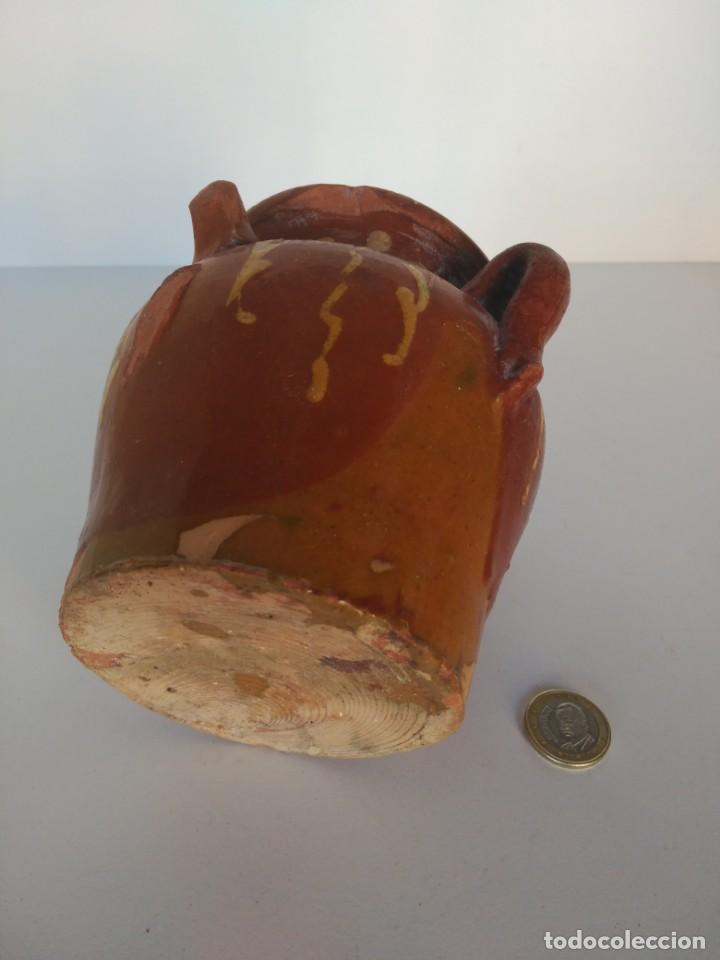 Antig&uuml;edades: Peque&ntilde;o puchero vidriado - Foto 2